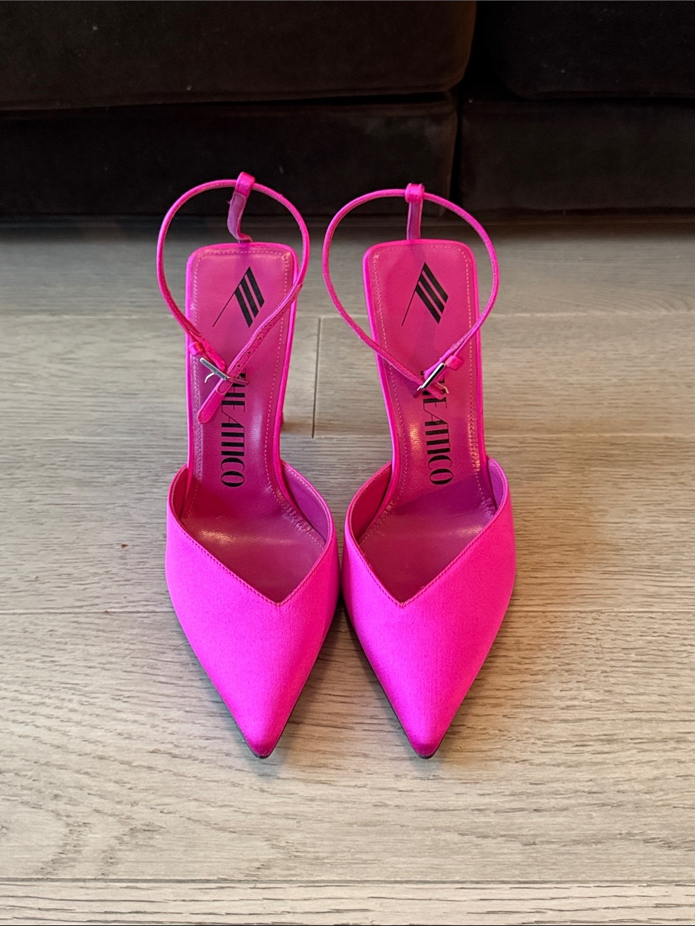 The attico pink heels!